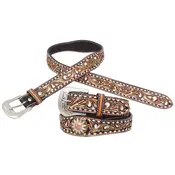 Circle Y Circle Y White Daisy Fili Belt