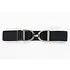 Hutson x Ellany Ellany Black - 1.5” Gunmetal Stirrup Elastic Belt