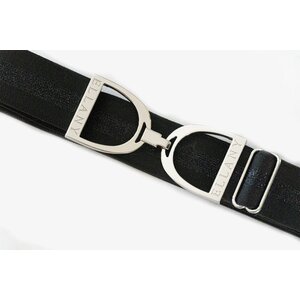 Hutson x Ellany Ellany Dark Horse - 1.5” Black Stirrup Elastic Belt