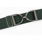 Hutson x Ellany Ellany Forest - 2” Gunmetal Stirrup Elastic Belt