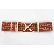 Hutson x Ellany Ellany Rose Fallon - 2” Gold Stirrup Elastic Belt