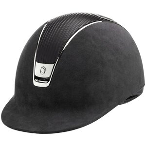 Samshield 2.0 Premium Alcantara Helmet - Leather - Black Chrome