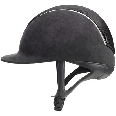 Samshield 2.0 Premium Alcantara Helmet - Leather - Black Chrome