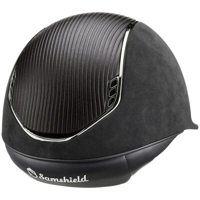 Samshield 2.0 Premium Alcantara Helmet - Leather - Black Chrome