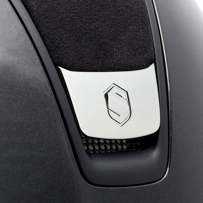 Samshield Samshield 2.0 Miss Shield Shadow Glossy Helmet - Alcantara Top & Frontal Band
