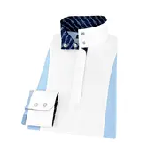 Essex Classics Long Sleeve White Panel Show Shirt
