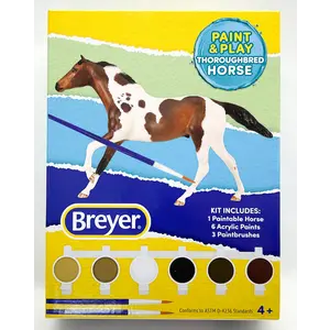 Breyer Breyer Little Bits Paint & Play: Thoroughbred Kit