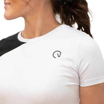 EGO 7 EGO7 Women's Ribbed Short Sleeve Top