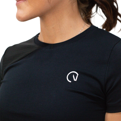 EGO 7 EGO7 Women's Ribbed Short Sleeve Top