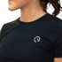 EGO 7 EGO7 Women's Ribbed Short Sleeve Top