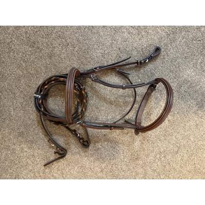 Used Collegiate Close Contact 16" & New Pony Bridle w/ Reins