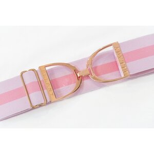 Hutson x Ellany Ellany Madelyn - 2" Rose Gold Stirrup Elastic Belt