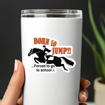 Horse Hollow Press 3” Tumbler Waterproof Horse Sticker
