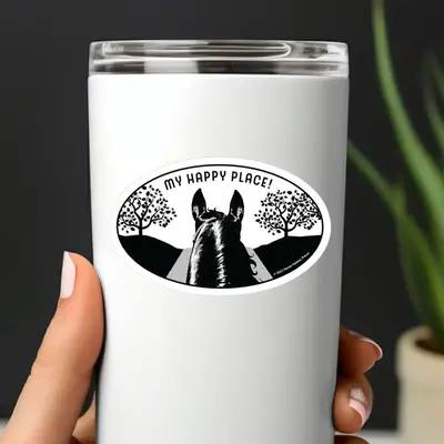 Horse Hollow Press 3” Tumbler Waterproof Horse Sticker