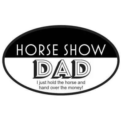 Horse Hollow Press Oval Equestrian Waterproof Horse Sticker