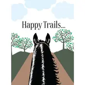 Horse Hollow Press Horse Greeting Birthday Card - Happy Trails