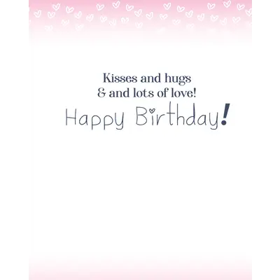 Horse Hollow Press Horse Greeting Birthday Card - Kisses
