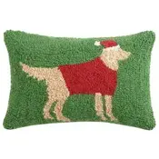 Peking Handicraft Peking Handicraft Holiday Hook Pillow