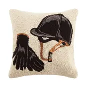 Peking Handicraft Peking Handicraft - Hook Pillow - Brown Cowboy Boot