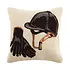 Peking Handicraft Peking Handicraft Equestrian Hook Pillow