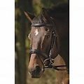 HDR Padded Dressage Bridle Black/Black