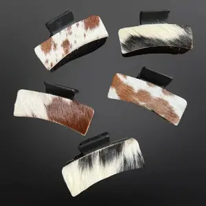 Westrian Westrian Real Cowhide Claw Hair Clip
