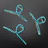 Westrian Westrian Faux Turquoise Claw Hair Clip