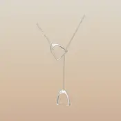 Westrian Westrian Sterling Silver Stirrup Chain Necklace