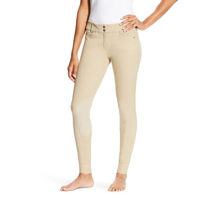 Ariat Ariat Heritage Lowrise Front Zip Ladies Breech Tan
