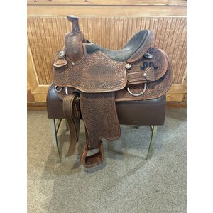 TrailBusters Used Trailbusters Custom Saddlery Roper 15.5” Wide