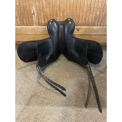 Used 17.5" Custom Saddlery Equation Dressage