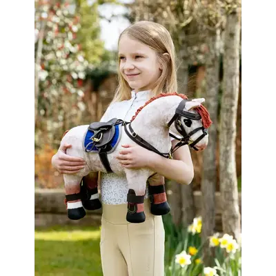 LeMieux Lemieux Toy Pony Jump Saddle & Stud Girth - Brown