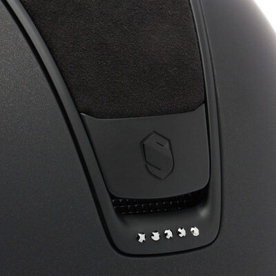 Samshield Samshield 2.0 Miss Shield Shadowmatt Alcantara Top 5 Jet Hematite Crystal Helmet