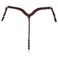 Circle Y Circle Y No Choke Tapered Smooth Breast Collar - Regular Oil