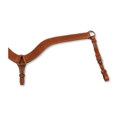 Circle Y Circle Y No Choke Tapered Smooth Breast Collar - Regular Oil