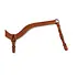 Circle Y Circle Y No Choke Tapered Smooth Breast Collar - Regular Oil
