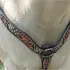 Circle Y Circle Y Dark Flash Arizona Flower Breast Collar