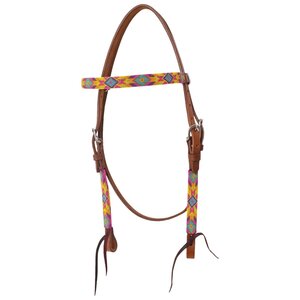 Circle Y Circle Y Infinity Bubblegum Browband Headstall