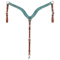 Circle Y Circle Y Marfa Lights Suede Breast Collar Teal