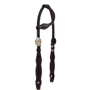 Circle Y Circle Y Windsor One Ear Headstall - Chocolate
