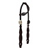 Circle Y Circle Y Windsor One Ear Headstall - Chocolate