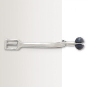 Centaur - Stainless Steel Roller Ball Spurs w/ Rubber 1.25" - One Size