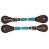 Circle Y Circle Y Ladies Turquoise Round Up Spur Straps