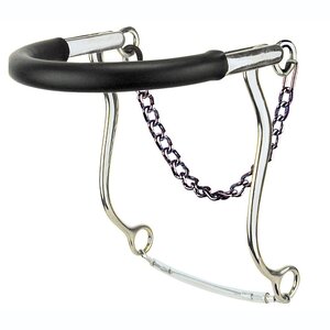 953 Reinsman Stage C Bit Rubber Nose Mechanical  Hackamore