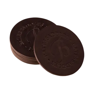 Bates Bates Leather Coaster