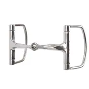 E100 Slow Twist D Ring Snaffle Bit