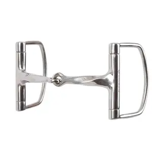 E100 Slow Twist D Ring Snaffle Bit