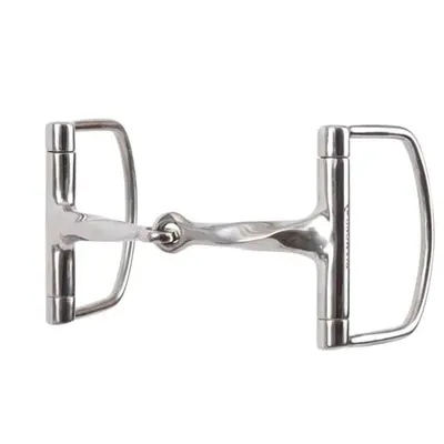 E100 Slow Twist D Ring Snaffle Bit