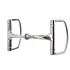E100 Slow Twist D Ring Snaffle Bit