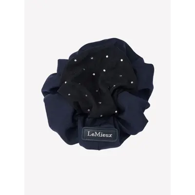 LeMieux Lemieux Scrunchie with Crystal Hair Net - Navy/